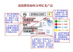 一张图教你如何分辨亿光产品