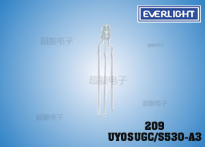 亿光橙绿双色LED 209UYOSUGC/S530-A3 电视机专用插件