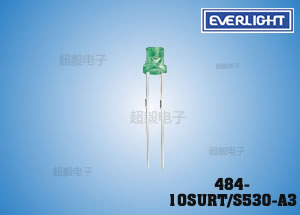 亿光原装直插LED 484-10SURT/S530-A3 电话专用插件LE